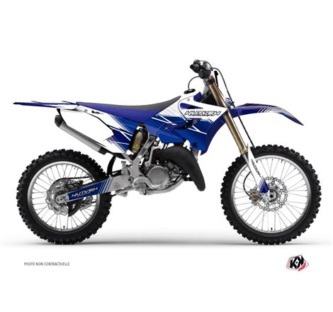 Kit Deco Moto Cross Stripe Yamaha 250 YZ Bleu Nuit