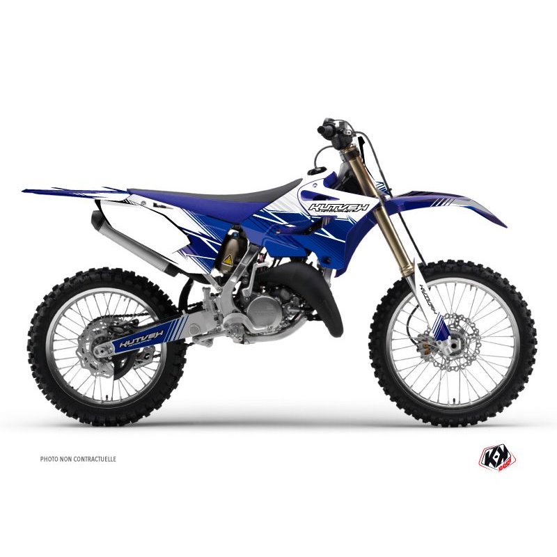 Kit Deco Moto Cross Stripe Yamaha 250 YZ Bleu Nuit