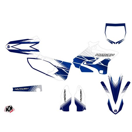 Kit Deco Moto Cross Stripe Yamaha 250 YZ Bleu Nuit