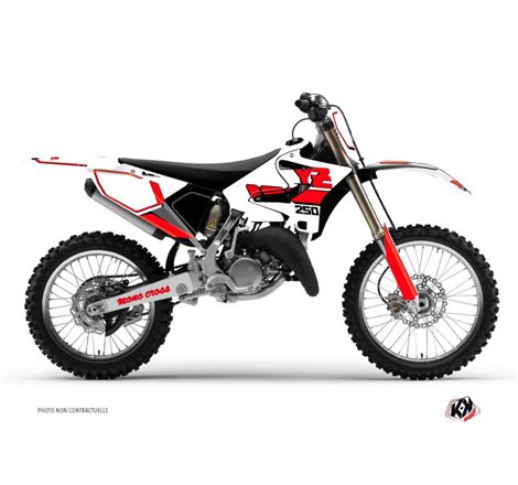 Kit Deco Moto Cross Vintage Yamaha 250 YZ Rouge