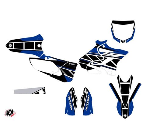 Kit Deco Moto Cross Replica Yamaha 250 YZ Bleu