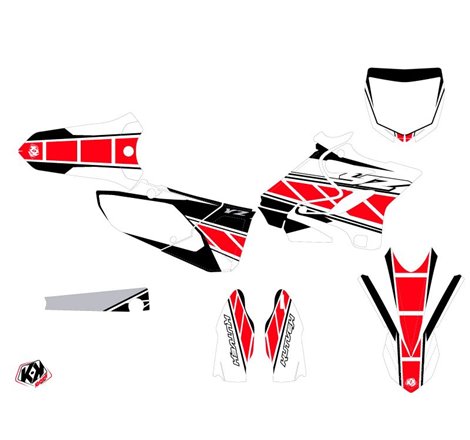 Kit Deco Moto Cross Replica Yamaha 250 YZ Rouge