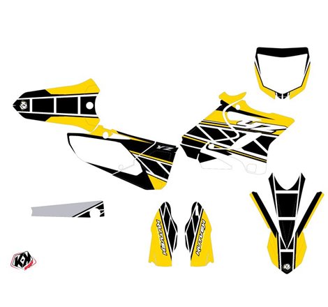 Kit Deco Moto Cross Replica Yamaha 250 YZ Jaune