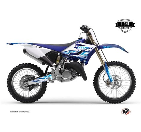 Kit Deco Moto Cross Eraser Yamaha 250 YZ Bleu LIGHT