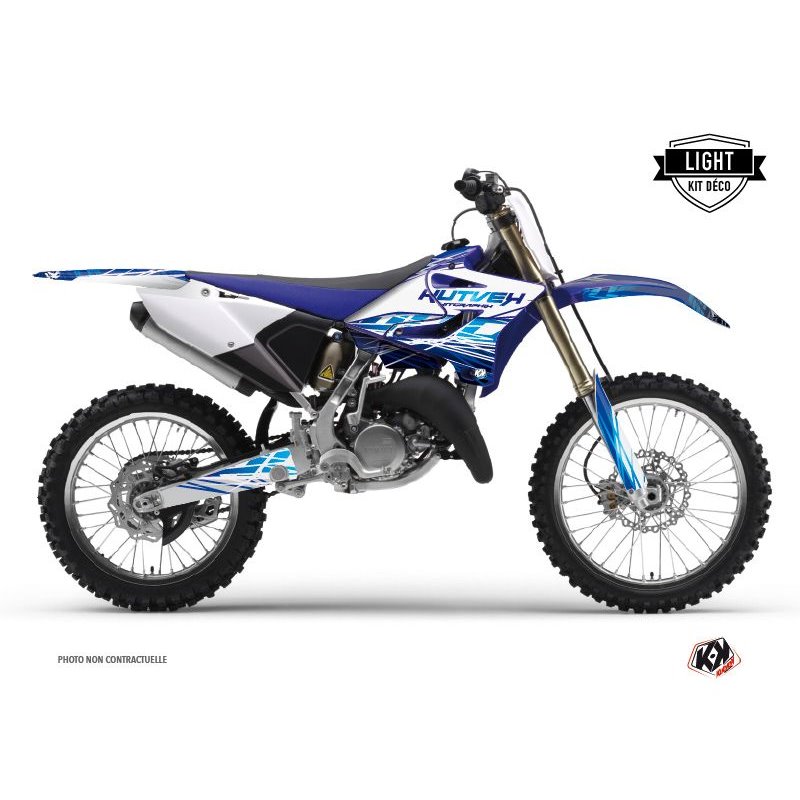 Kit Deco Moto Cross Eraser Yamaha 250 YZ Bleu LIGHT