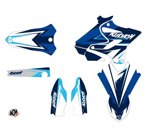 Kit Deco Moto Cross Stage Yamaha 250 YZ Bleu LIGHT