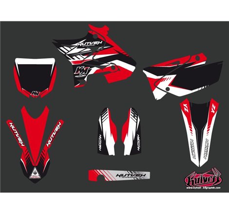Kit Deco Moto Cross Pulsar Yamaha 250 YZ UFO Relift Rouge