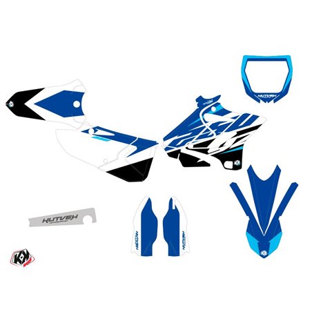 Kit Deco Moto Cross Skew Yamaha 250 YZ Bleu