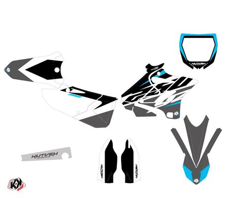 Kit Deco Moto Cross Skew Yamaha 250 YZ Gris