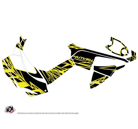 Kit Déco Quad Eraser Fluo Can Am DS 90 Jaune (2008-2023)