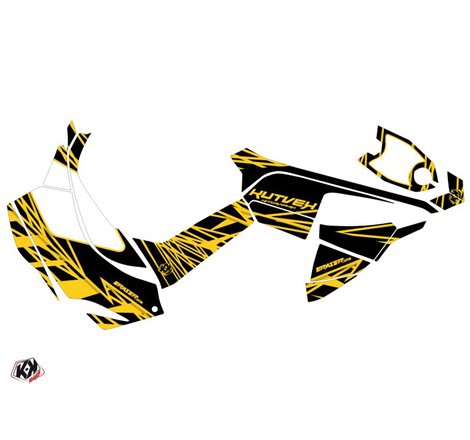 Kit Déco Quad Eraser Can Am DS 90 Jaune Noir (2008-2023)
