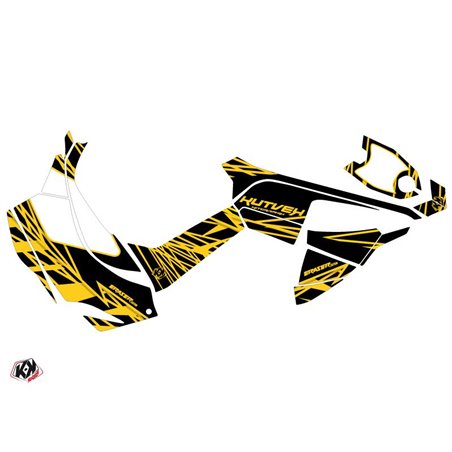 Kit Déco Quad Eraser Can Am DS 90 Jaune Noir (2008-2023)