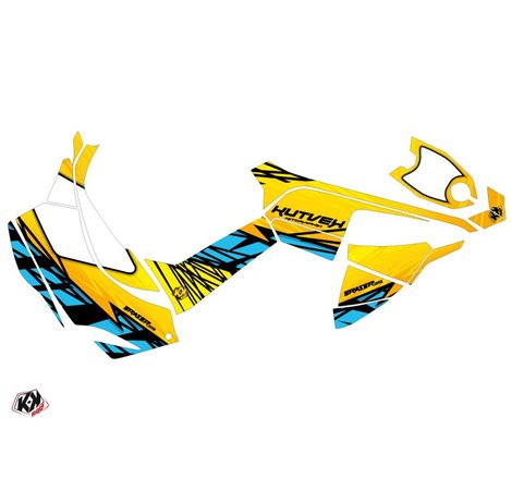 Kit Déco Quad Eraser Can Am DS 90 Jaune Bleu (2008-2023)