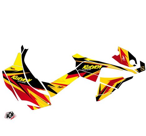 Kit Déco Quad Stage Can Am DS 90 Jaune Rouge (2008-2023)