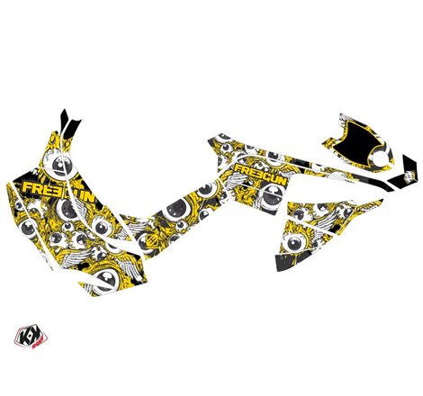 Kit Déco Quad Freegun Eyed Can Am DS 90 Jaune (2008-2023)
