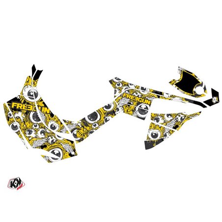 Kit Déco Quad Freegun Eyed Can Am DS 90 Jaune (2008-2023)