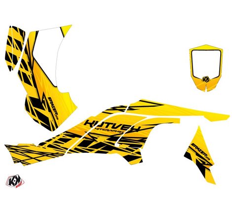 Kit Déco Quad Eraser Can Am DS 450 Jaune (2008-2015)