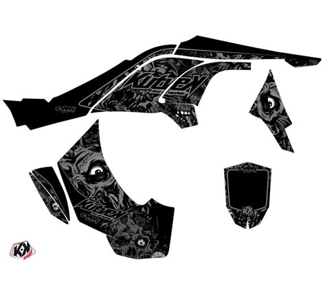 Kit Déco Quad Zombies Dark Can Am DS 450 Noir (2008-2015)