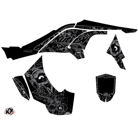 Kit Déco Quad Zombies Dark Can Am DS 450 Noir (2008-2015)