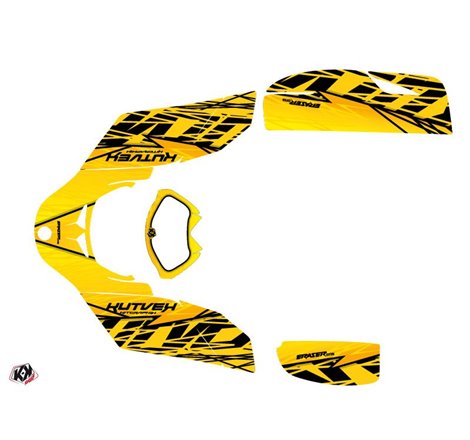 Kit Déco Quad Eraser Can Am DS 650 Jaune (2001-2006)