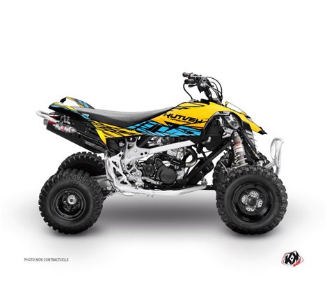 Kit Déco Quad Eraser Can Am DS 650 Jaune Bleu (2001-2006)