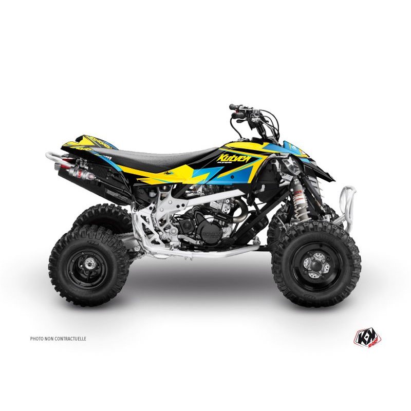Kit Déco Quad Stage Can Am DS 650 Jaune Bleu (2001-2006)