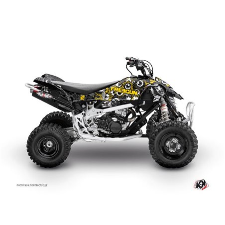 Kit Déco Quad Freegun Eyed Can Am DS 650 Jaune (2001-2006)