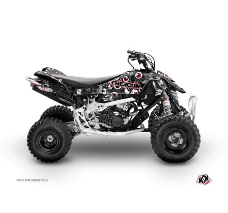 Kit Déco Quad Freegun Eyed Can Am DS 650 Gris Rouge (2001-2006)