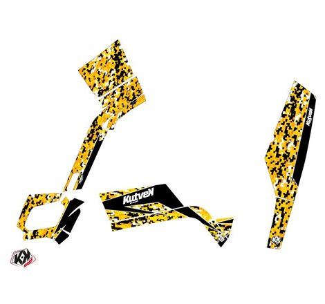 Kit Déco Quad Predator Can Am Outlander 400 XTP Noir Jaune (2004-2009)