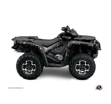 Kit Déco Quad Zombies Dark Can Am Outlander 400 XTP Noir (2004-2009)