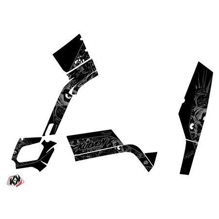 Kit Déco Quad Zombies Dark Can Am Outlander 400 XTP Noir (2004-2009)