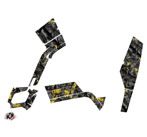 Kit Déco Quad Camo Can Am Outlander 400 XTP Noir Jaune (2010-2012)