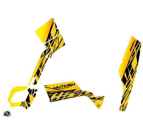 Kit Déco Quad Eraser Can Am Outlander 400 XTP Jaune (2010-2012)