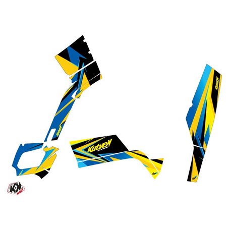 Kit Déco Quad Stage Can Am Outlander 400 XTP Jaune Bleu (2010-2012)