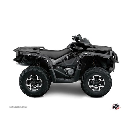 Kit Déco Quad Zombies Dark Can Am Outlander 400 XTP Noir (2010-2012)