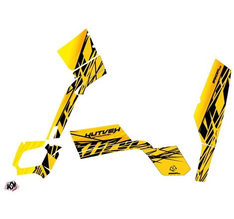 Kit Déco Quad Eraser Can Am Outlander 400 MAX Jaune (2010-2014)
