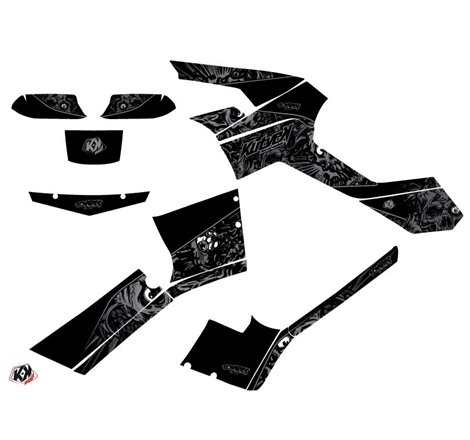 Kit Déco Quad Zombies Dark Can Am Outlander 500-650-800 MAX Noir (2007-2009)