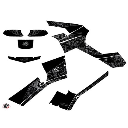 Kit Déco Quad Zombies Dark Can Am Outlander 500-650-800 MAX Noir (2007-2009)