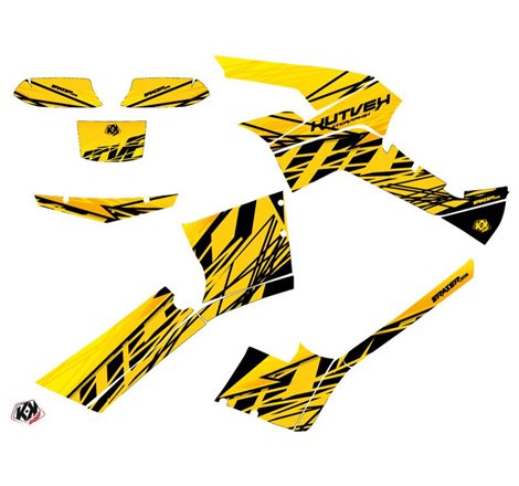 Kit Déco Quad Eraser Can Am Outlander 500-650-800 XTP Jaune (2013-2015)
