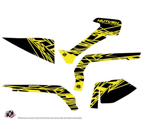 Kit Déco Quad Eraser Fluo Can Am Outlander 1000 Jaune (2012-2015)