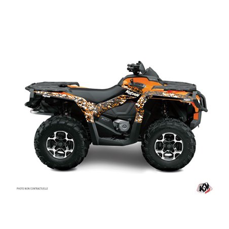 Kit Déco Quad Predator Can Am Outlander 1000 Orange (2012-2015)