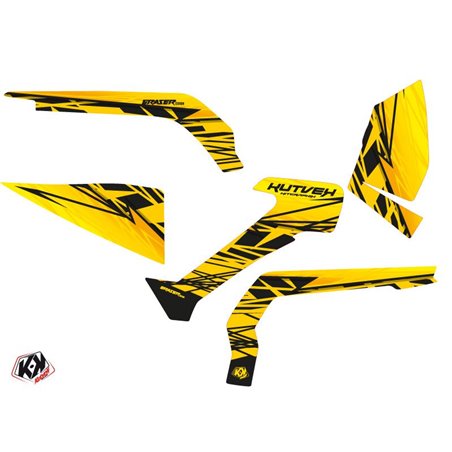 Kit Déco Quad Eraser Can Am Outlander 1000 Jaune (2012-2015)