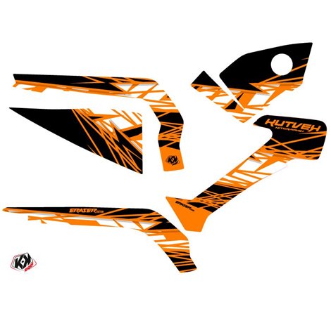 Kit Déco Quad Eraser Can Am Outlander 1000 Orange Noir (2012-2015)