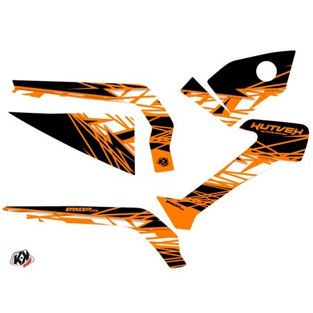 Kit Déco Quad Eraser Can Am Outlander 1000 Orange Noir (2012-2015)