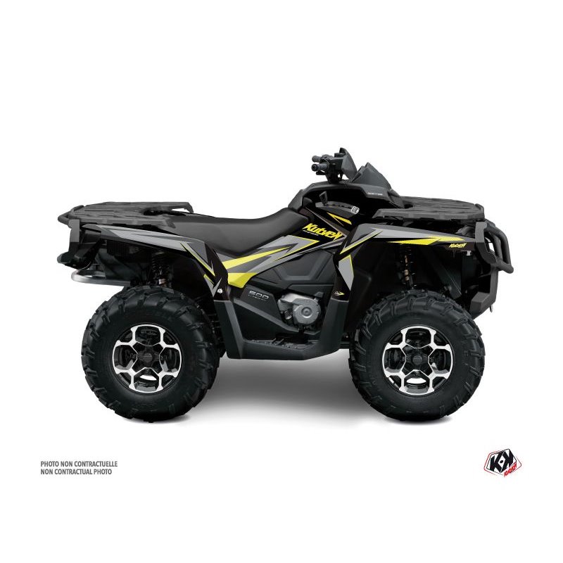 Kit Déco Quad Stage Can Am Outlander 1000 Neon Gris (2012-2015)