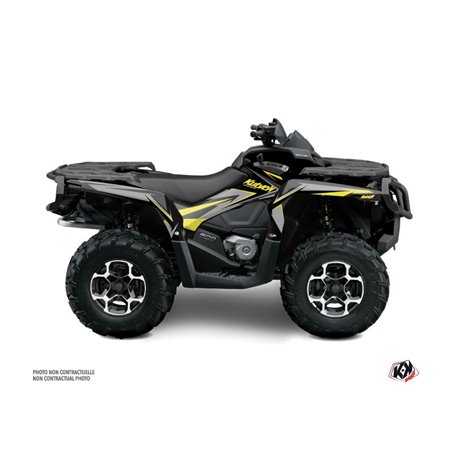 Kit Déco Quad Stage Can Am Outlander 1000 Neon Gris (2012-2015)