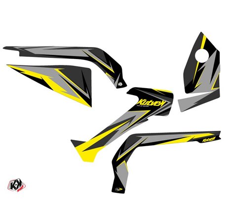 Kit Déco Quad Stage Can Am Outlander 1000 Neon Gris (2012-2015)