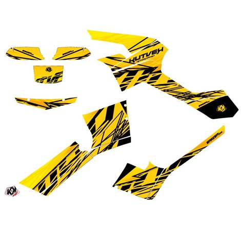 Kit Déco Quad Eraser Can Am Outlander 500-650-800 MAX Jaune (2013-2015)