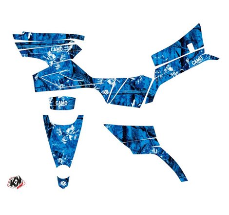 Kit Déco Quad Camo CF MOTO CFORCE 450 S Bleu (2015-2023)