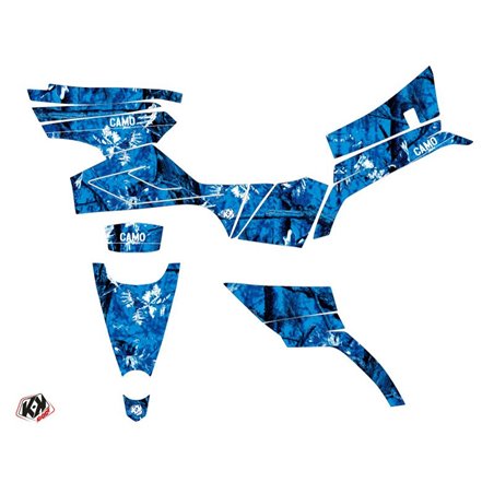 Kit Déco Quad Camo CF MOTO CFORCE 450 S Bleu (2015-2023)